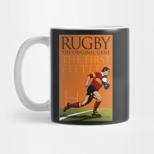 Rugby Poster Mug